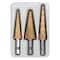 Performance Tool 3-Pc Step Drill Set Drill Bits-Step, W9003 W9003 - alternate 4